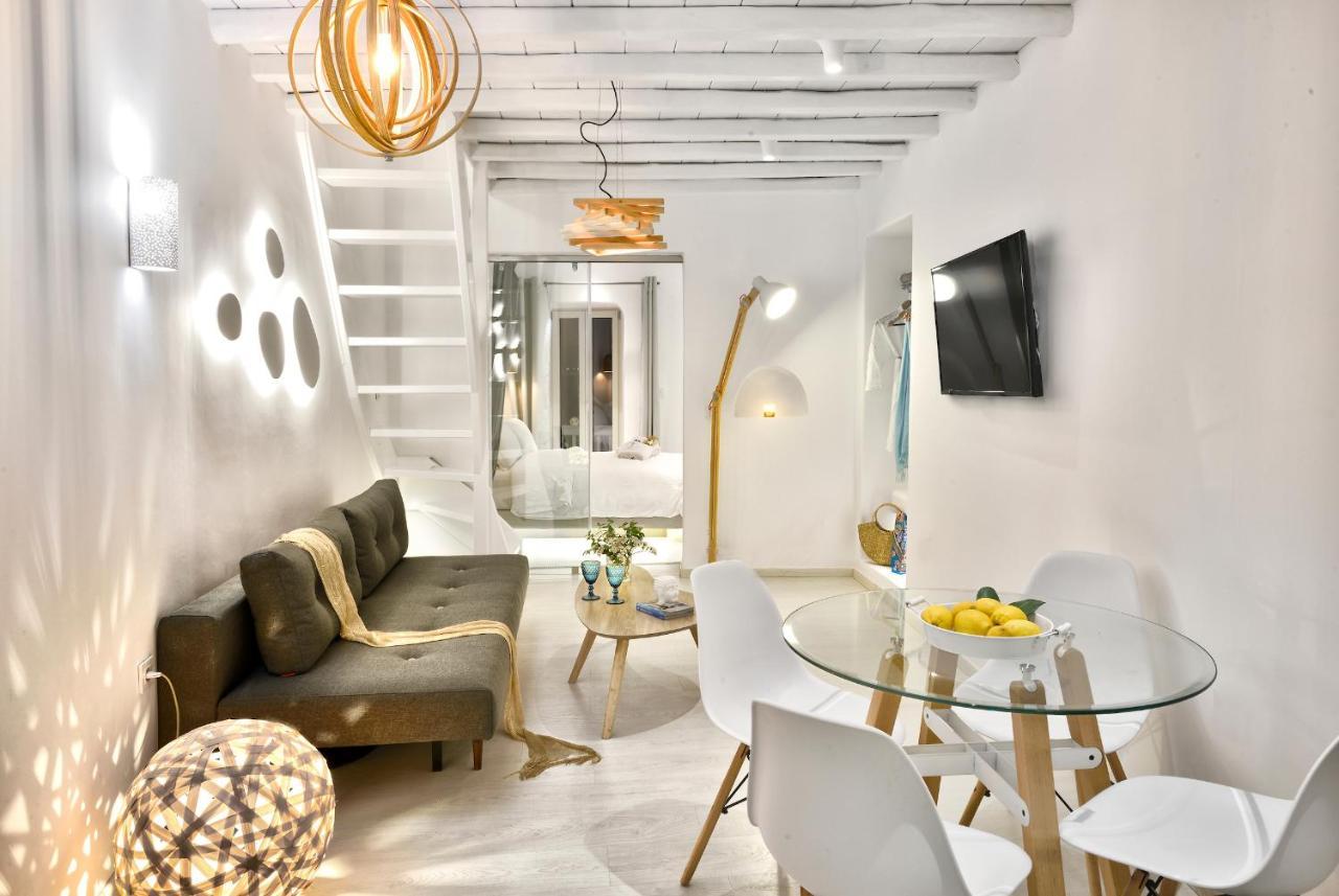 شقة أجنحة ليتيل فينيس Mykonos Town المظهر الخارجي الصورة